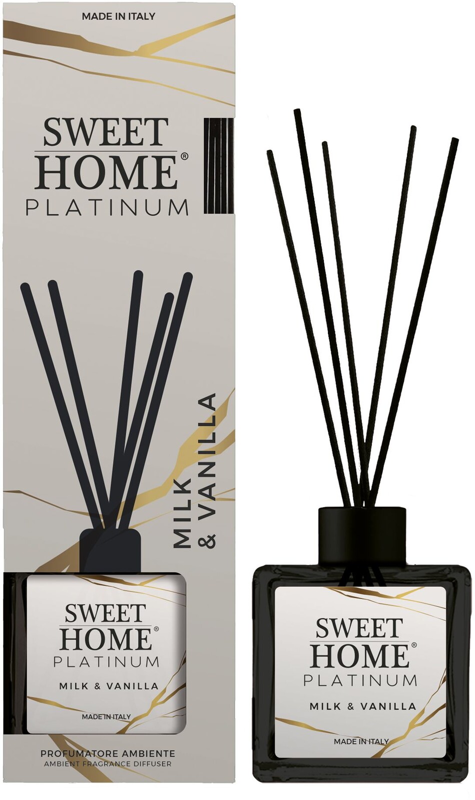Sweet Home Collection Aroma difuzér Milk & Vanilla 100 ml