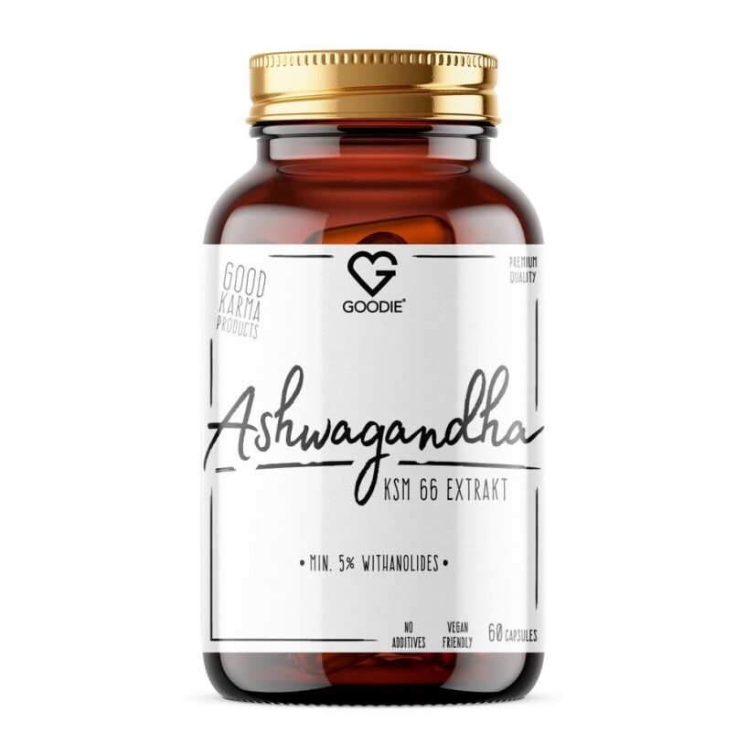 Goodie Ashwagandha extrakt KSM 66 - min.5% withanolid 60 kapslí