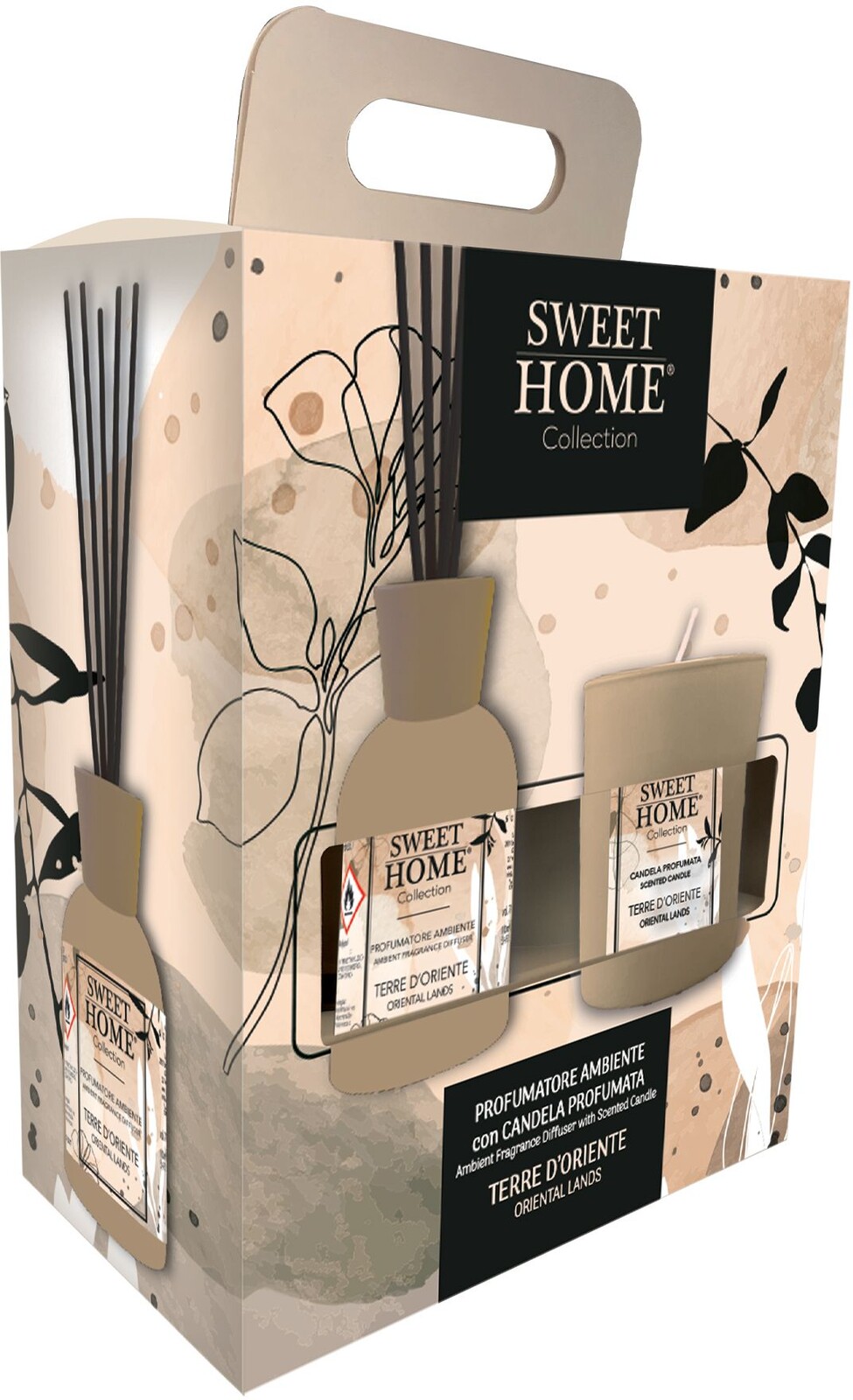 Sweet Home Collection Dárková sada aroma difuzéru se svíčkou Oriental Lands