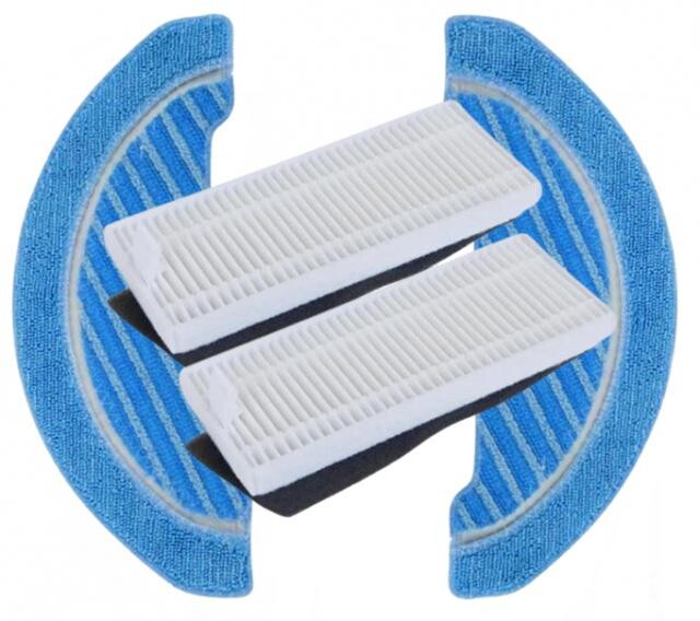 Filtry a mopy pro CECOTEC Conga 1090, Conga 1790 sada 4ks