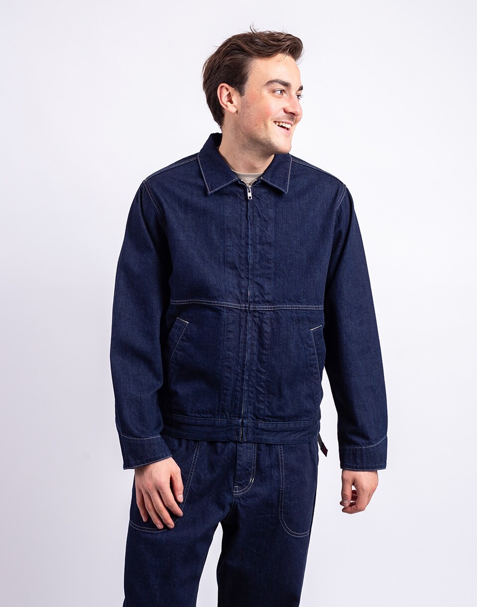 Gramicci Japanese Slub Denim Jacket INDIGO S