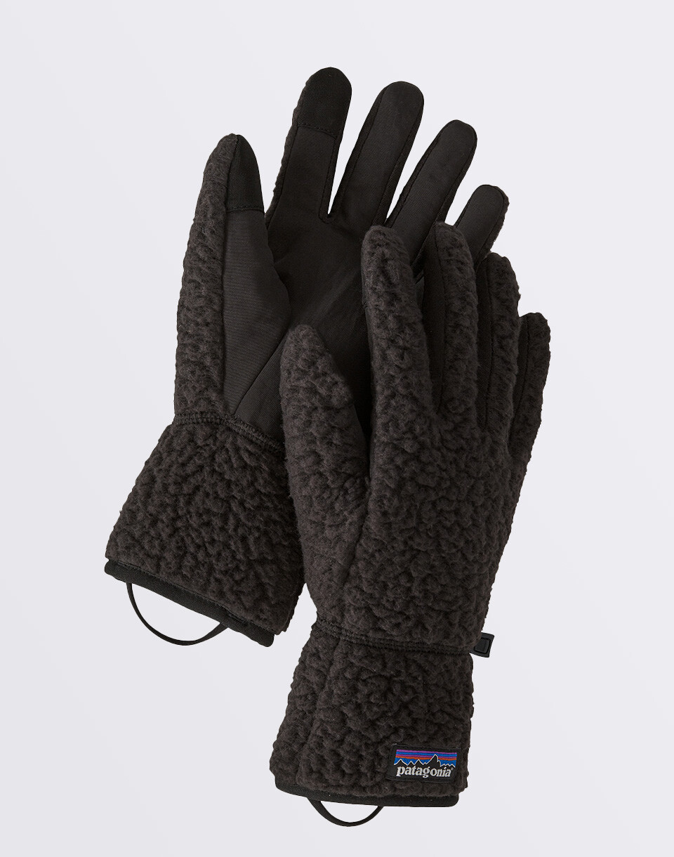 Patagonia Retro Pile Gloves Black XS