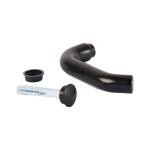 LOCINOX 3006B-2 – hliníková klika na dveře a křídlové branky, jednostranná, černá