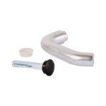 LOCINOX 3006D-2 – hliníková klika na dveře a křídlové branky, jednostranná, stříbrná