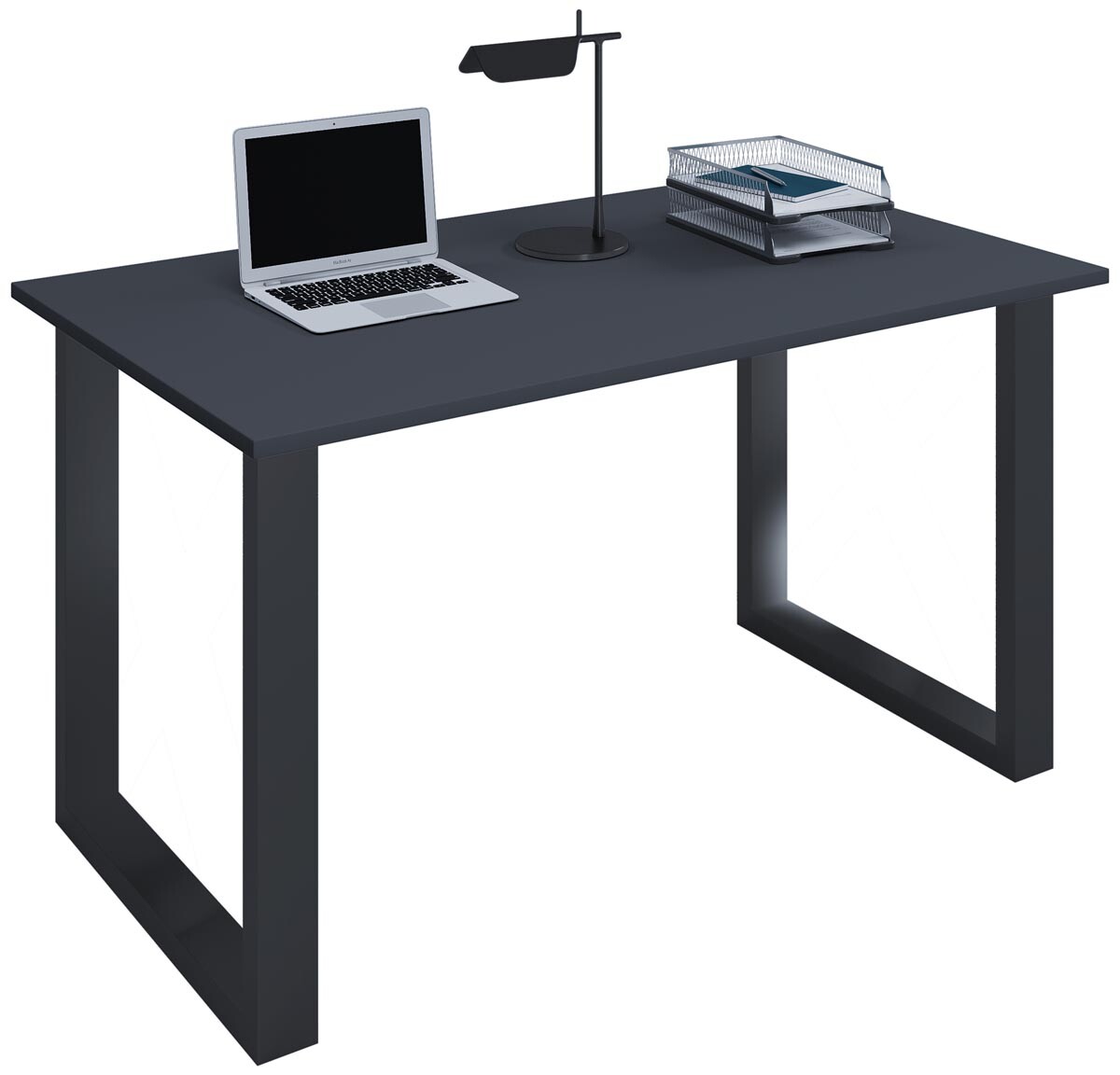 Stůl Lona 140x50 U-nohy, bílý