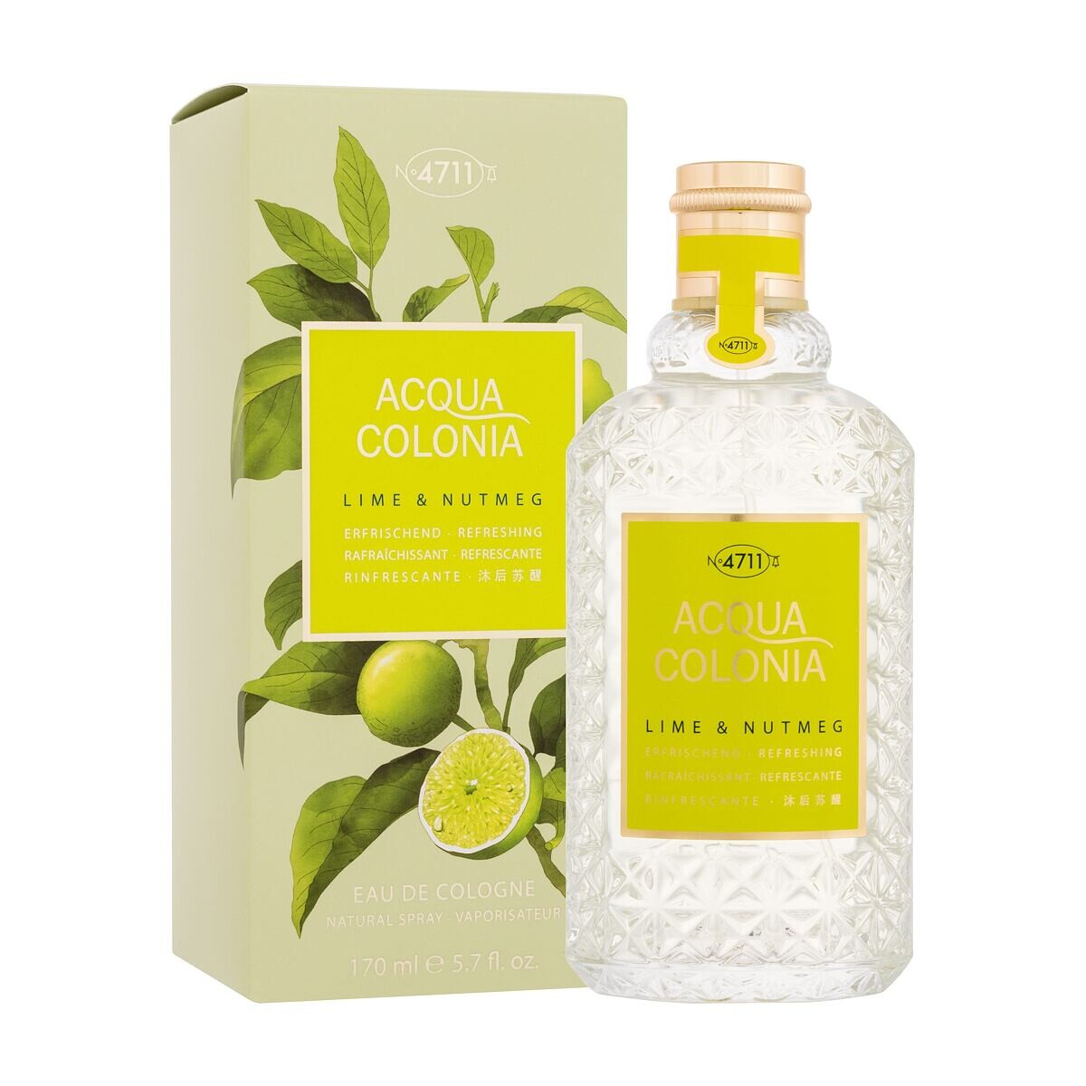 4711 Acqua Colonia Lime & Nutmeg 170 ml kolínská voda unisex