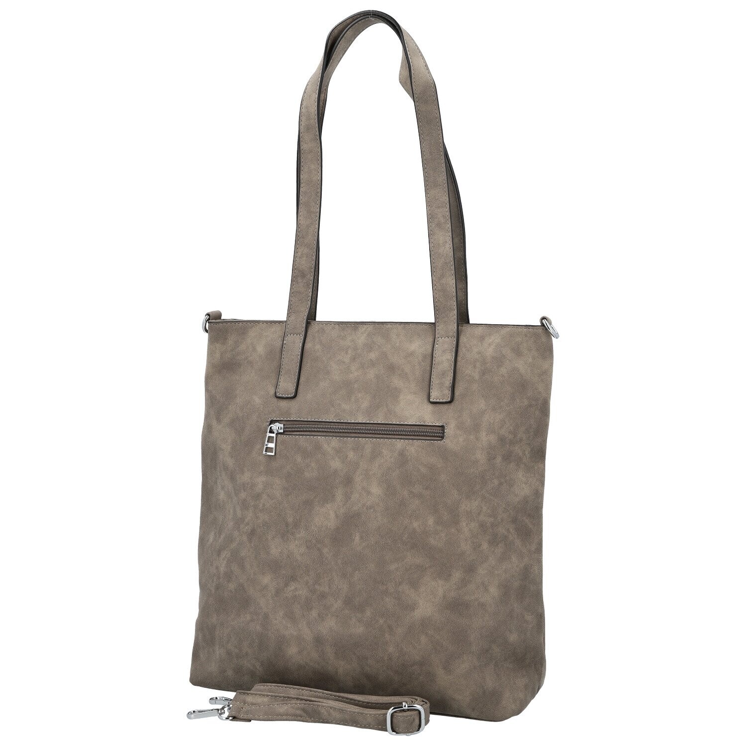 Trendy dámská koženková kabelka na rameno Gladys, khaki