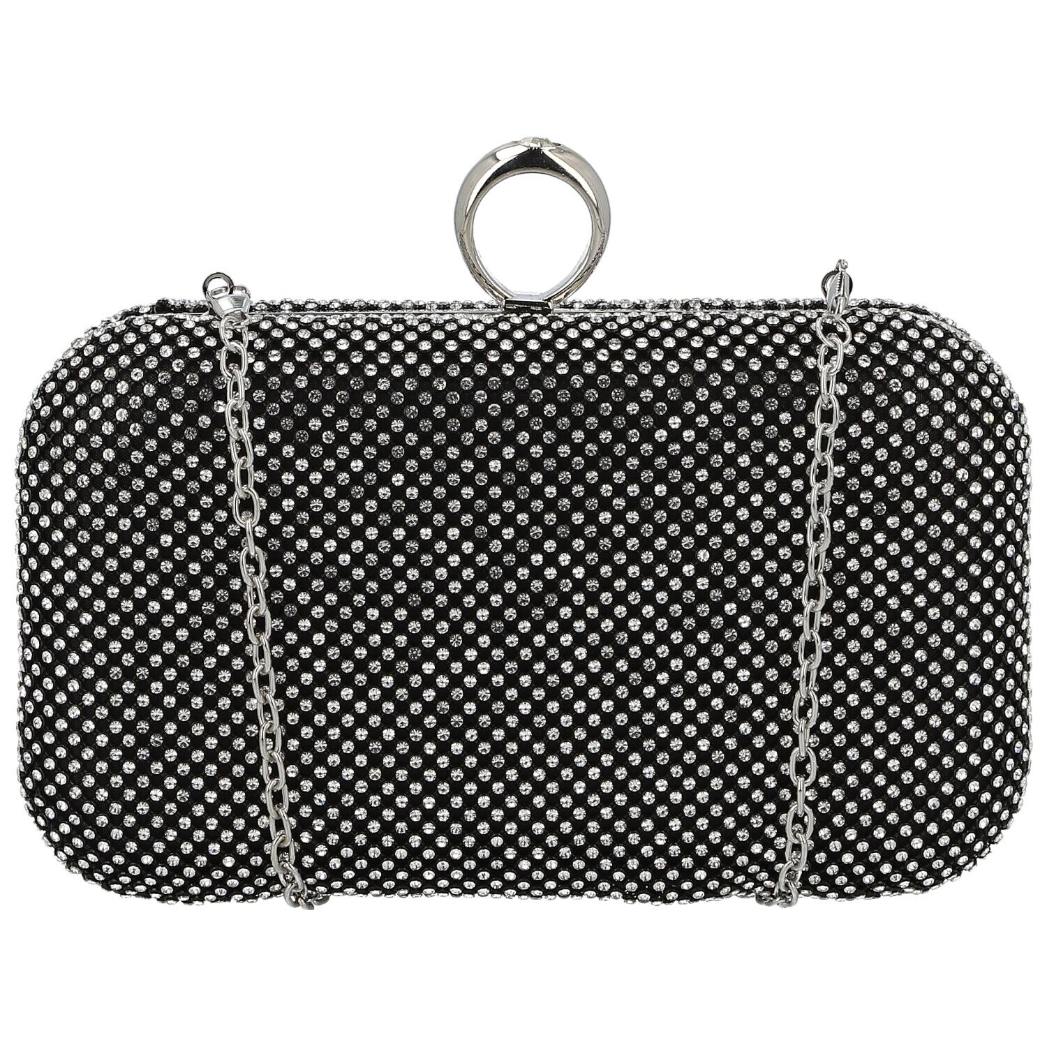 Luxusní plesová kabelka Moon Fanni, černá