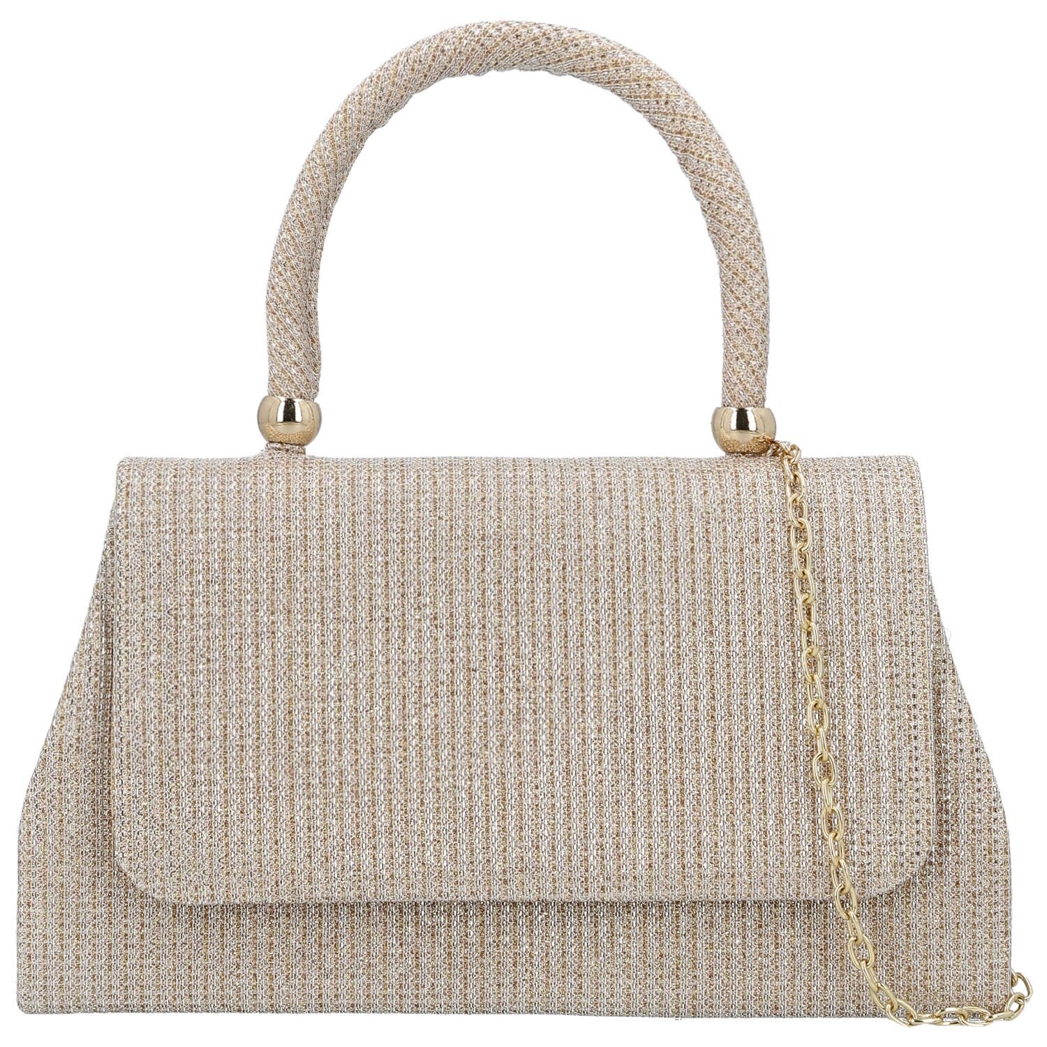 Módní dámská plesová kabelka Michelle Moon Araxi, zlatá