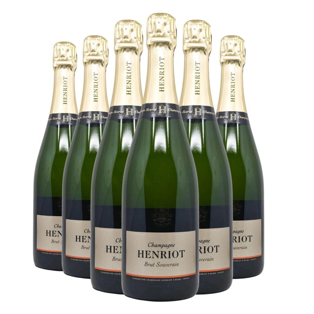 Šampaňské BRUT SOUVERAIN 750 ml, sada 6 ks, Henriot