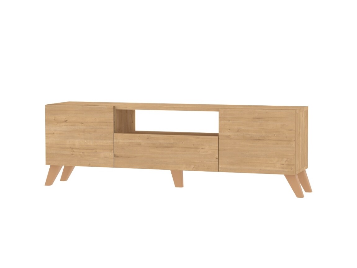 Televizní stolek ZELIV, dub safírový