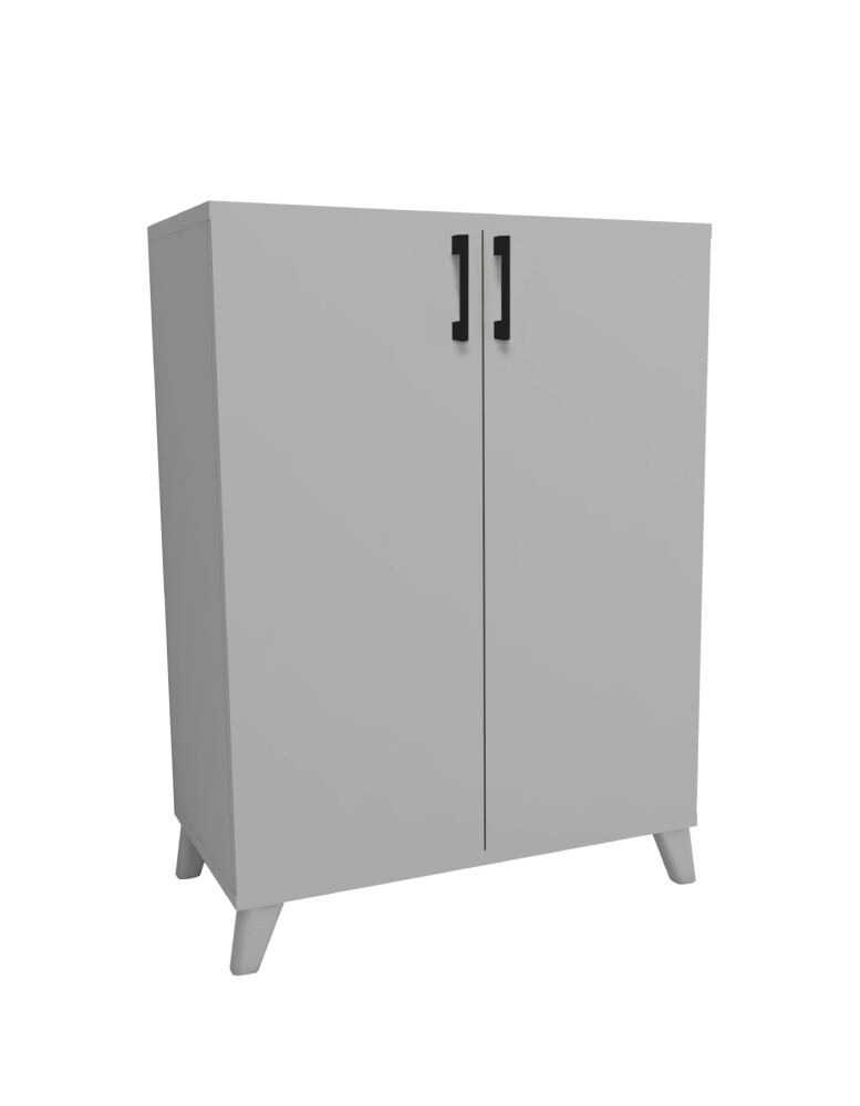 Policová komoda FENVOR, bílá