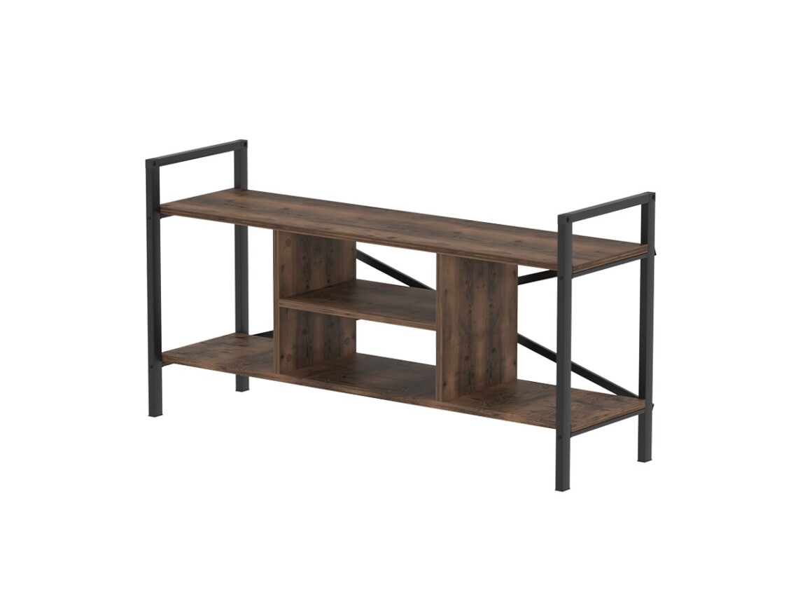 Televizní stolek MORHAL, černá/lydia