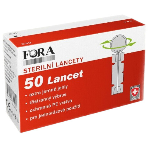 FORA Lancety ke glukometru TD-5084 50ks