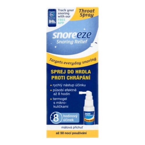 SNOREEZE Sprej do hrdla proti chrápání 23.5ml