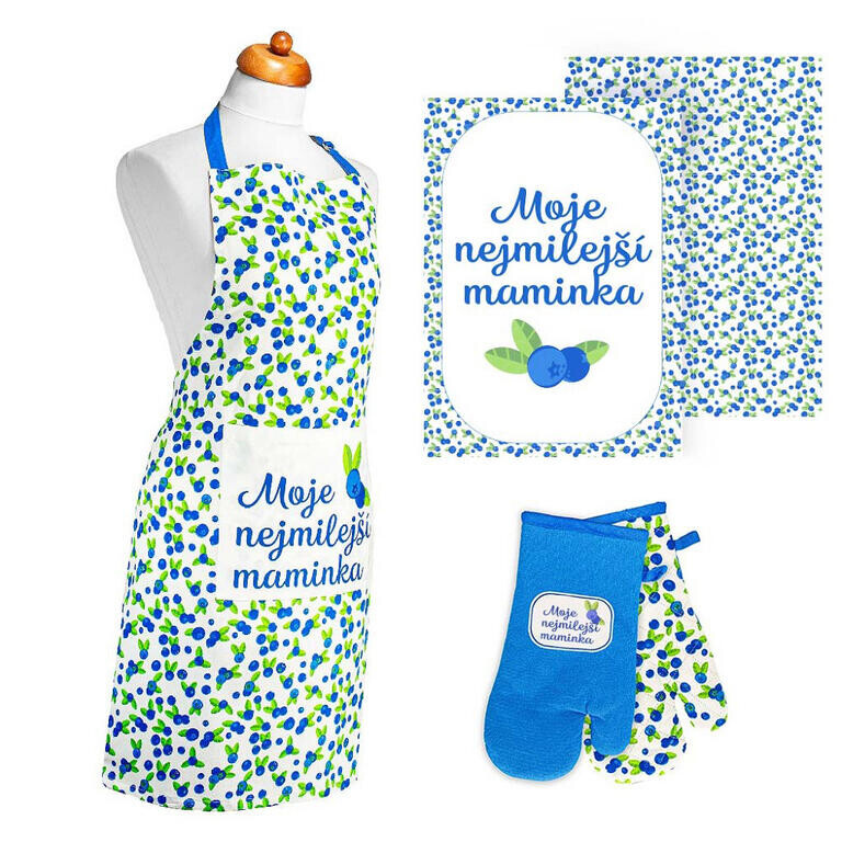 Kuchyňský set MOJE NEJMILEJŠÍ MAMINKA 4 díly