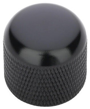 Warwick Split Shaft Potentiometer Dome Knob Black