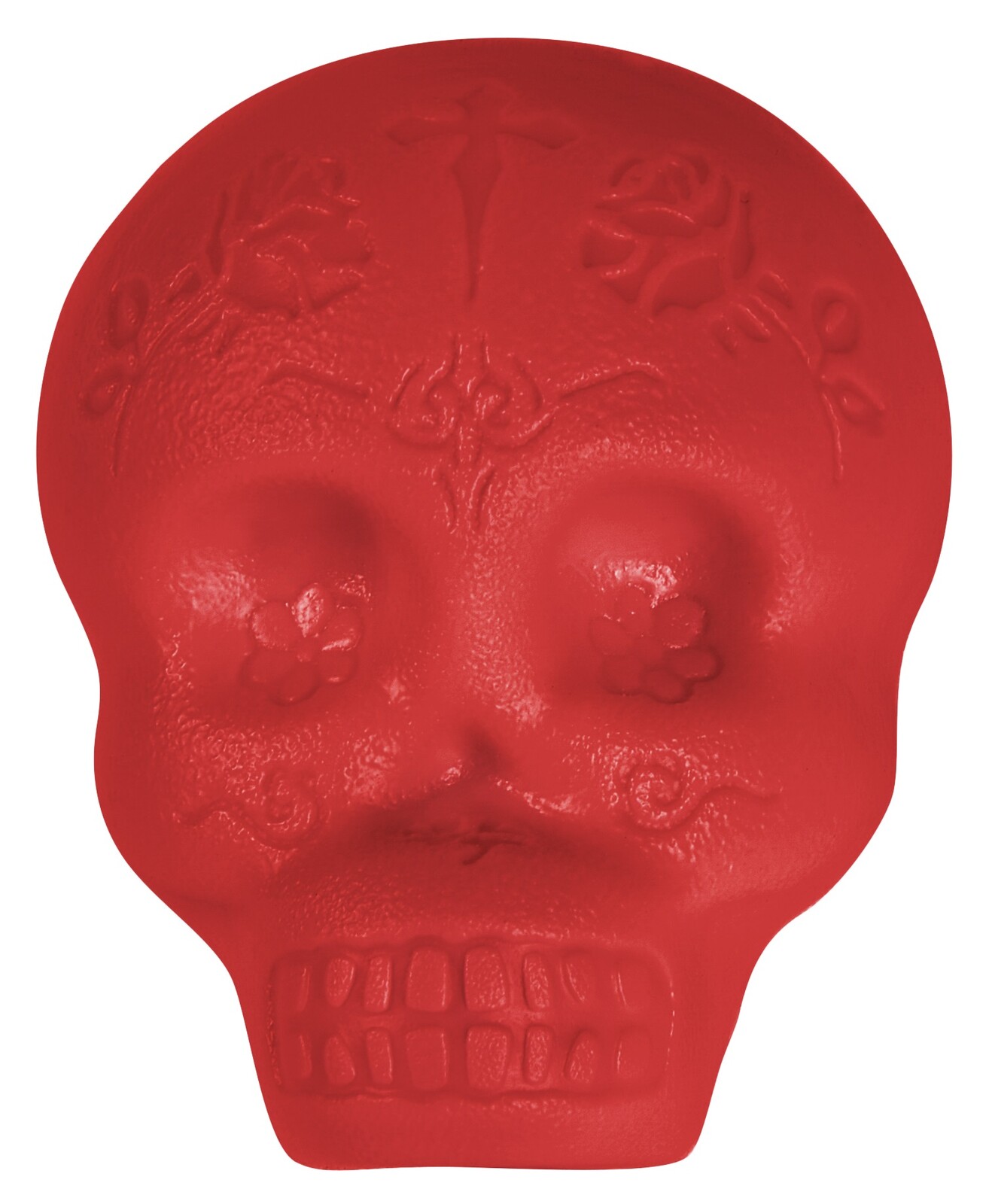Latin Percussion Sugar Skull Shaker Red