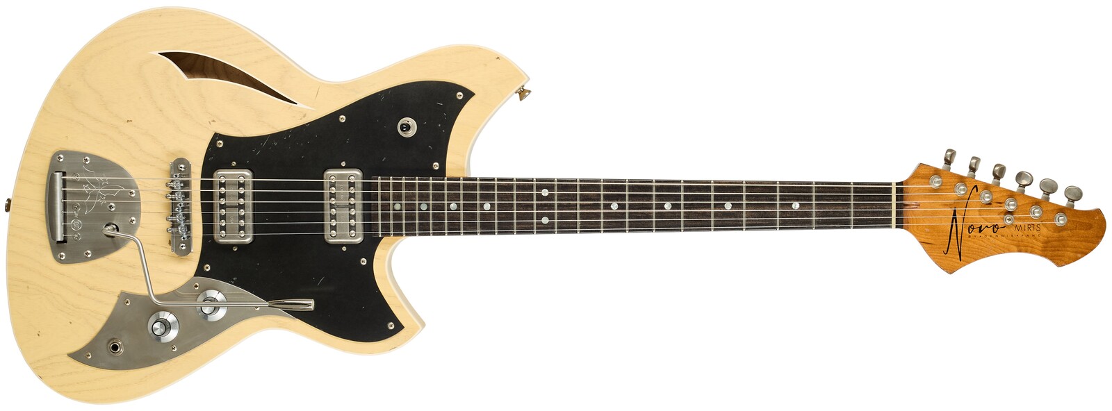 Novo Miris J Custom Blonde Bakelite Guard Ebony Fingerboard Lollartron