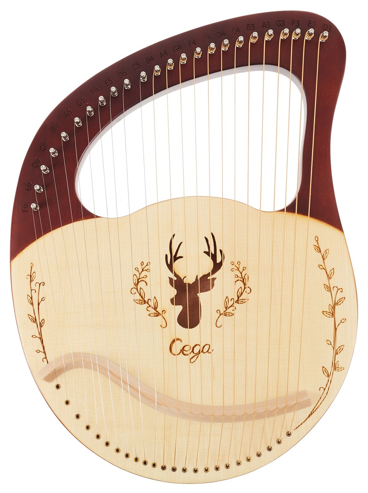 Cega Lyre Harp 24 String Coffee (použité)