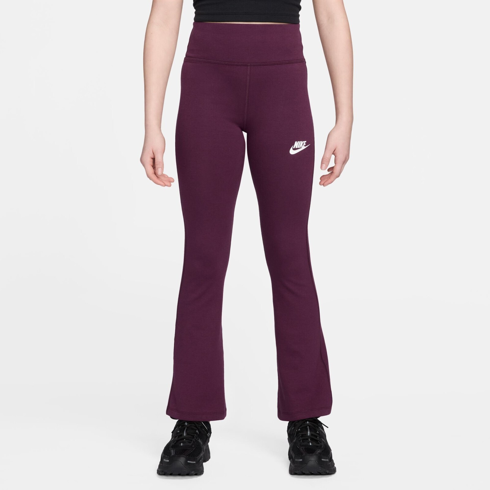 Nike Sportswear Classic Girls High-Waisted Flared Leggings XL