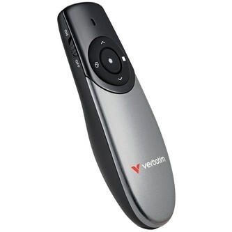 Bezdrátový prezentér Focus, 2.4Ghz, šedá/černá, Verbatim