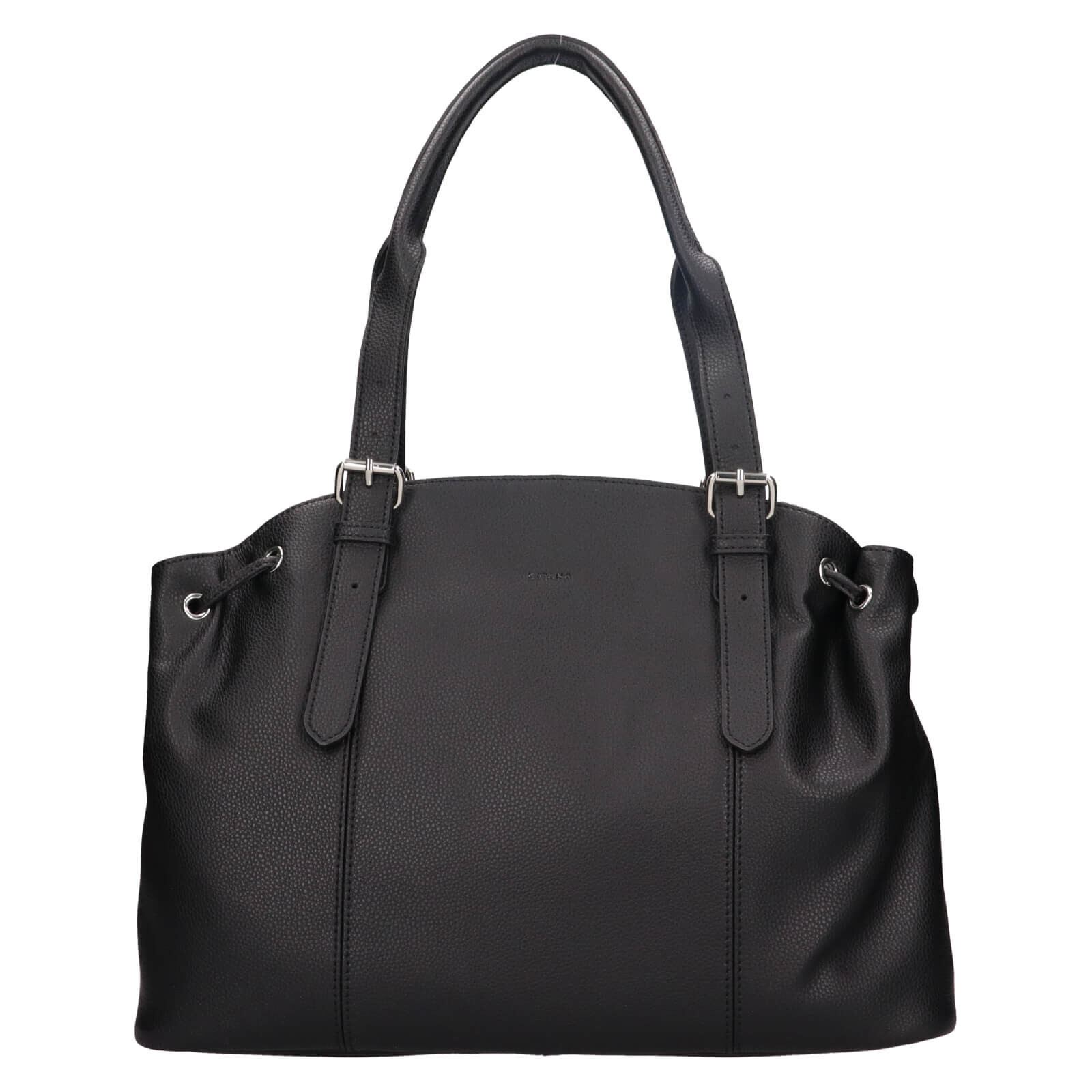 Elegantní dámská kožená kabelka Katana Karens - černá