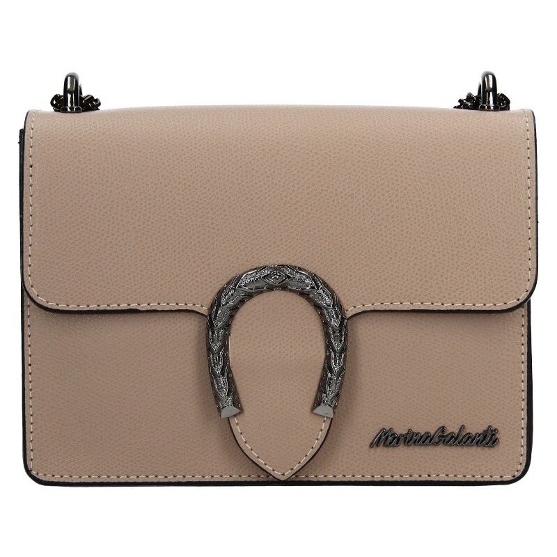 Dámská kožená crossbody kabelka Marina Galanti Arianne - béžová