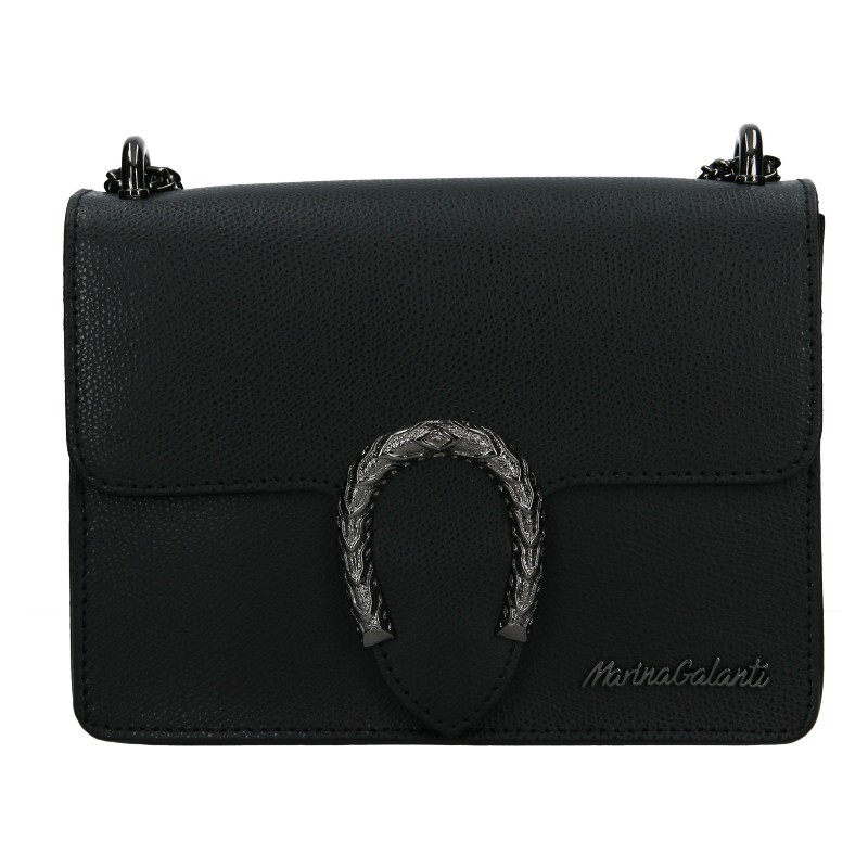 Dámská kožená crossbody kabelka Marina Galanti Arianne - černá