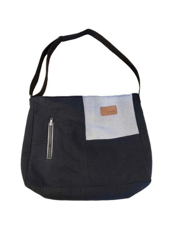 CEDR Taška černá se zipem