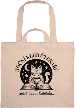 Látková taška – Noční klub čtenářů