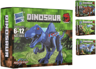 Stavebnice dinosaurus plast (mix druhů)