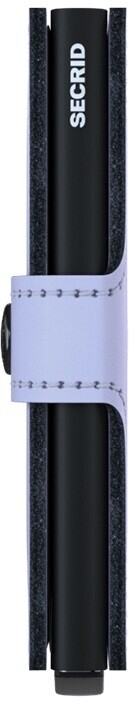 Kožená mini peněženka Secrid Miniwallet Matte Lilac-Black