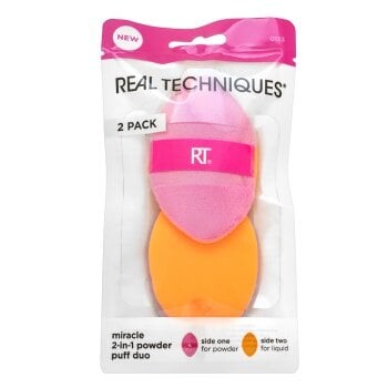 Real Techniques Miracle 2-in-1 Makeup Powder Puff Duo