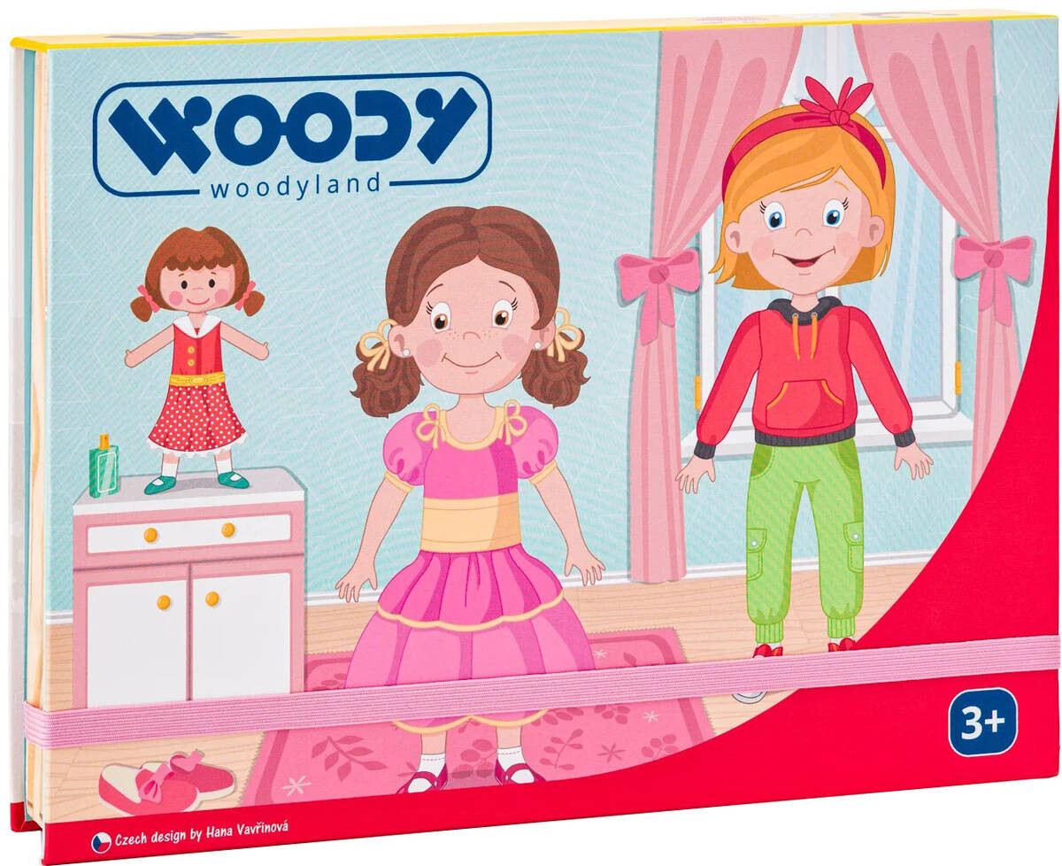 Krabička s magnetickými tvary - Módní salon