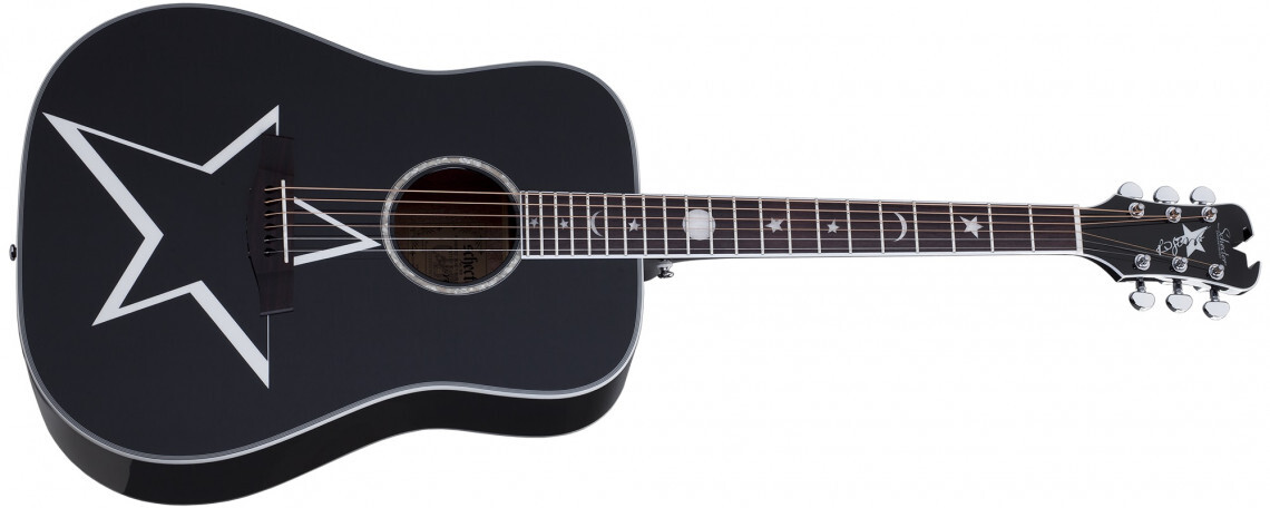 Schecter Robert Smith RS-1000 Busker Acoustic Black