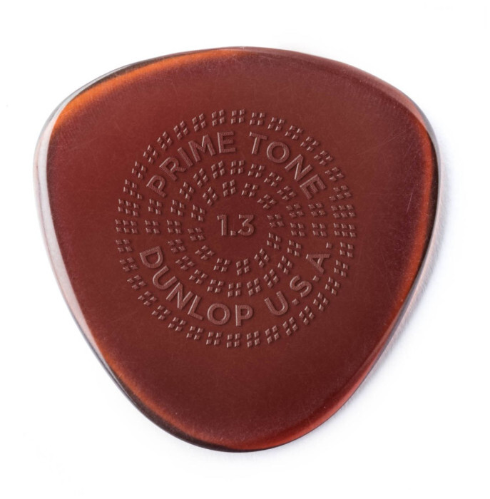 Dunlop Primetone Semi Round Grip Pick 1.3mm, 12ks