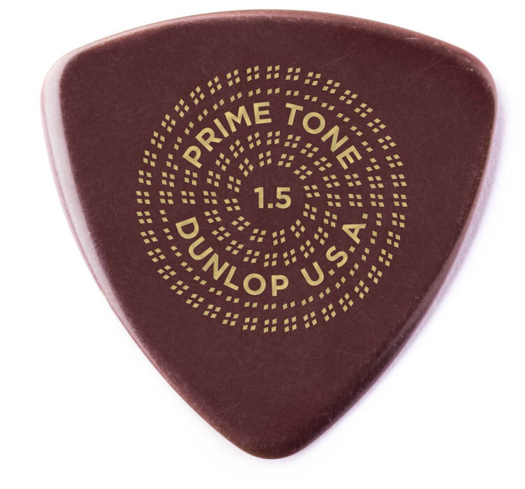 Dunlop Primetone Triangle Smooth Grip Pick 1.5mm, 12ks
