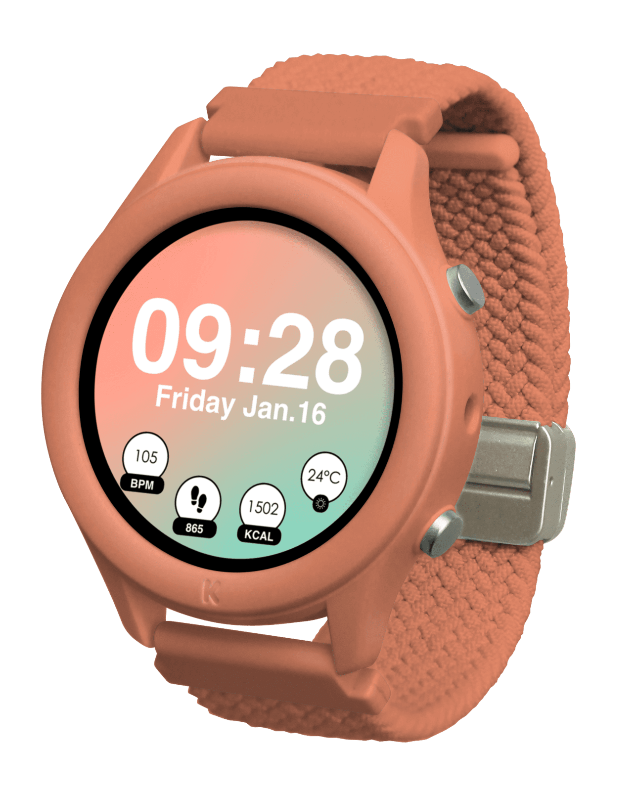 Kidywolf - Interaktivní hodinky K-WATCH – růžová