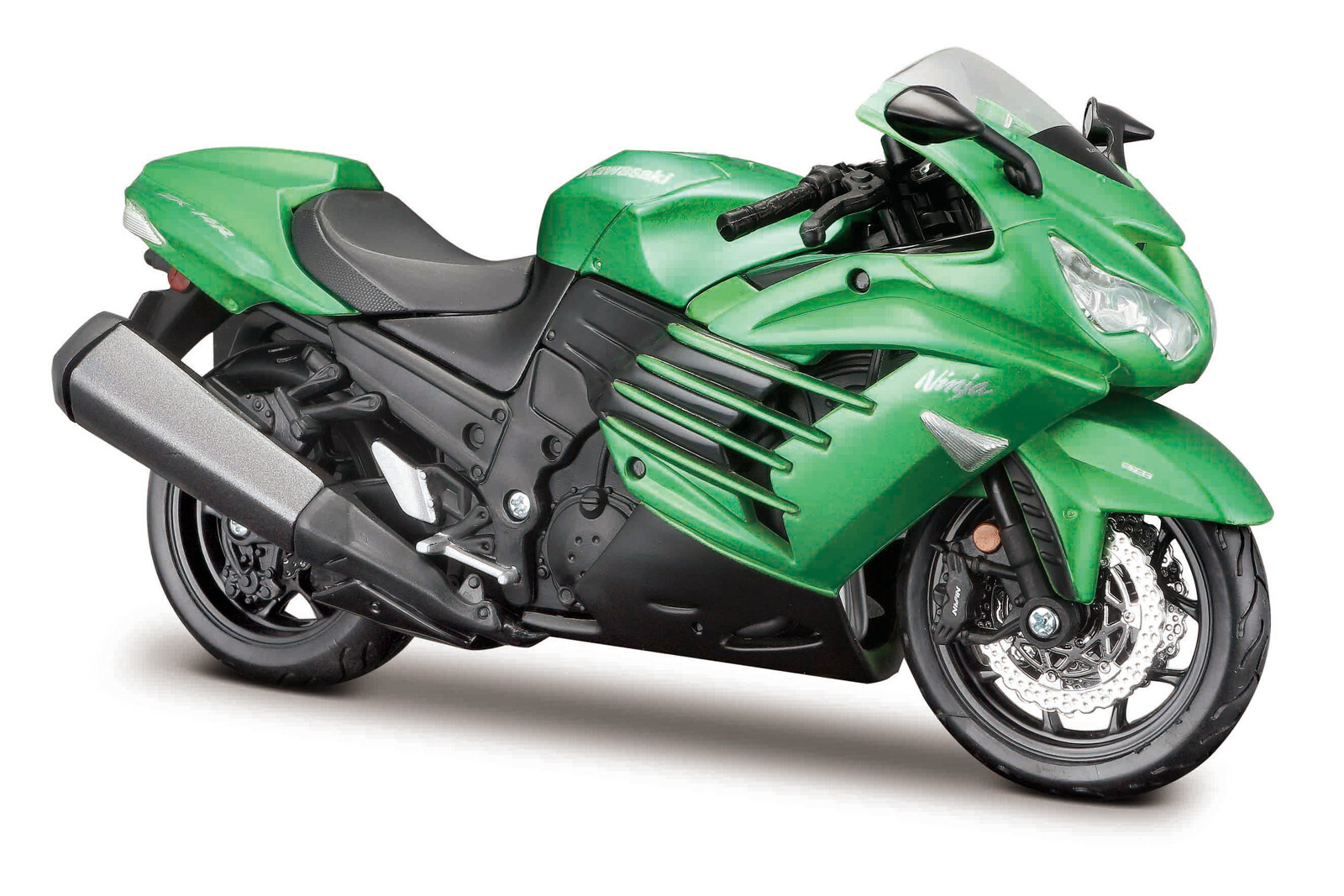 Maisto - Stavebnice – Motocykl Kawasaki Ninja ZX - 14R, 1:12
