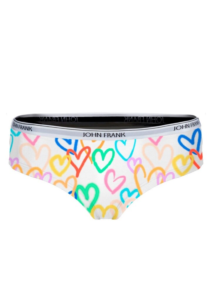 Dámské kalhotky John Frank WJFD-H57-HEARTS