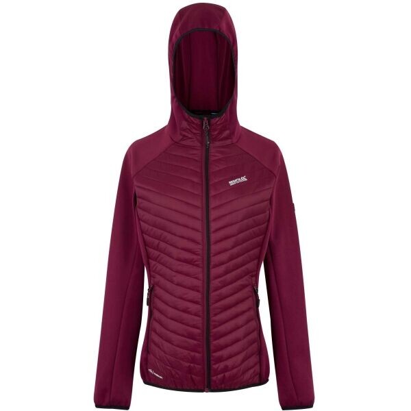 REGATTA OUTDOORS ANDRESON HYBRID W Dámská bunda, vínová, velikost