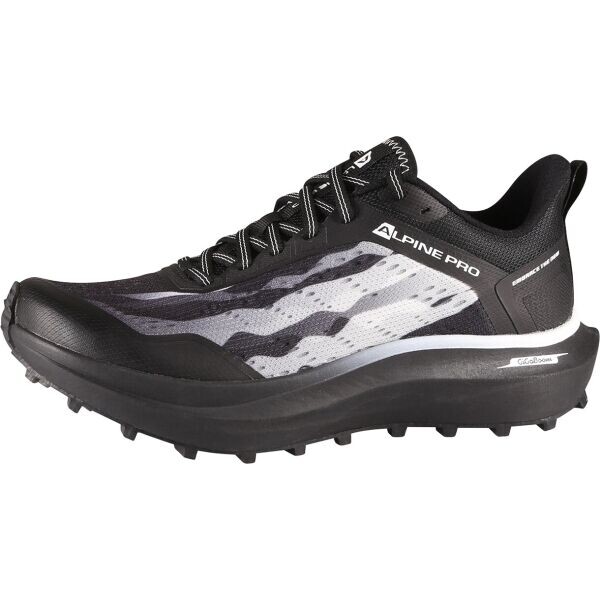 ALPINE PRO CREWE Pánská běžecká obuv, černá, velikost