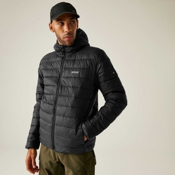 REGATTA OUTDOORS MARIZION Pánská bunda, černá, velikost