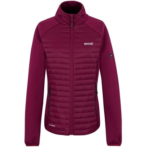 REGATTA OUTDOORS CLUMBER HYBRID W Dámská bunda, vínová, velikost