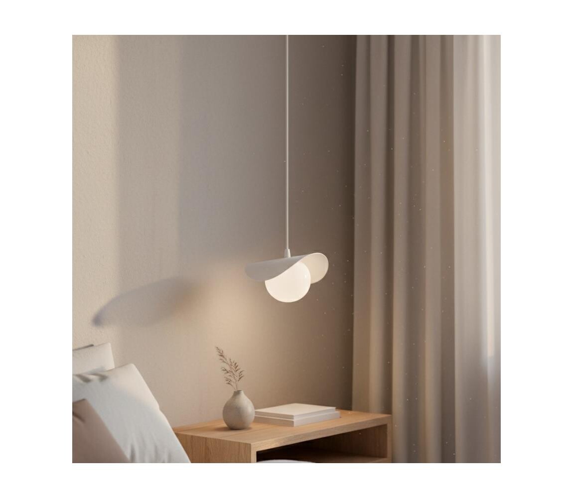 EMIBIG Lustr na lanku RITUAL 1xG9/8W/230V bílá 1584/1