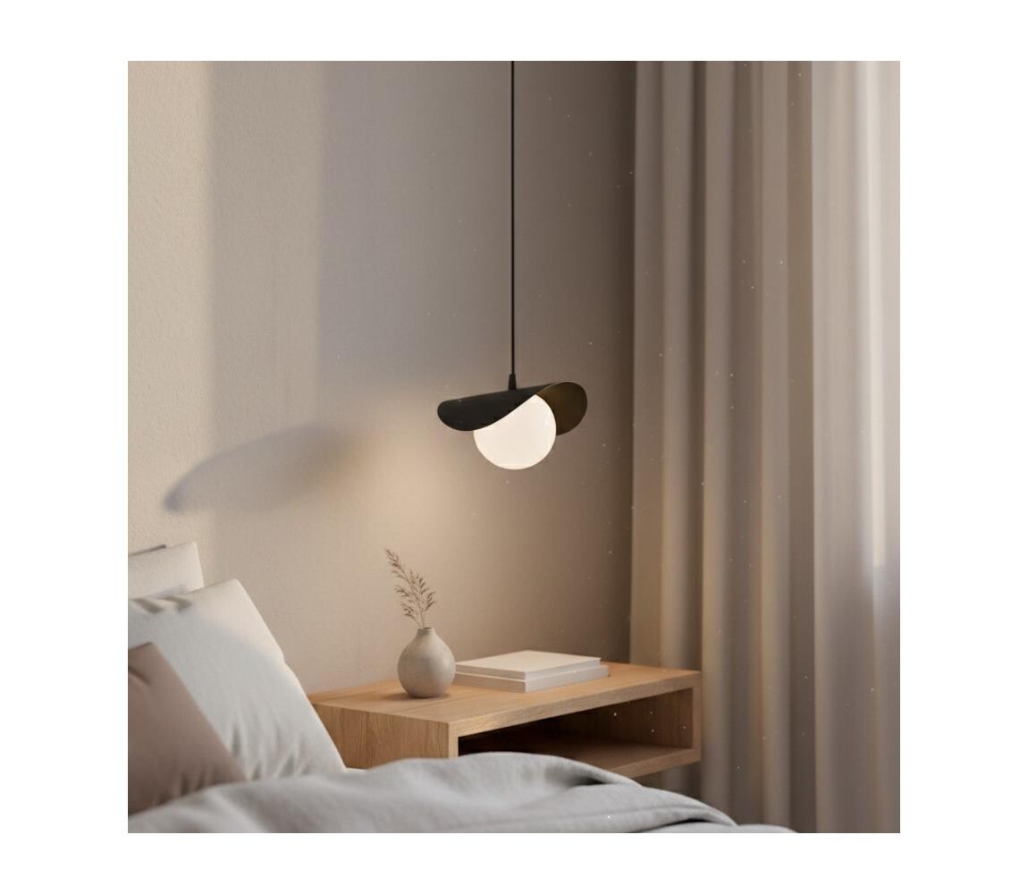 EMIBIG Lustr na lanku RITUAL 1xG9/8W/230V černá 1490/1