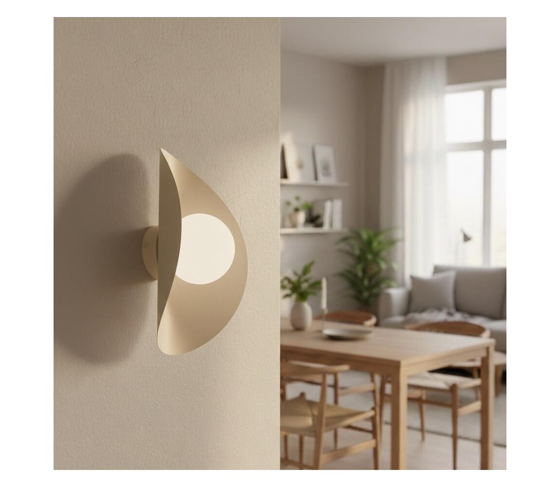 EMIBIG Nástěnné svítidlo FIERO 1xG9/8W/230V béžová 1525/K1