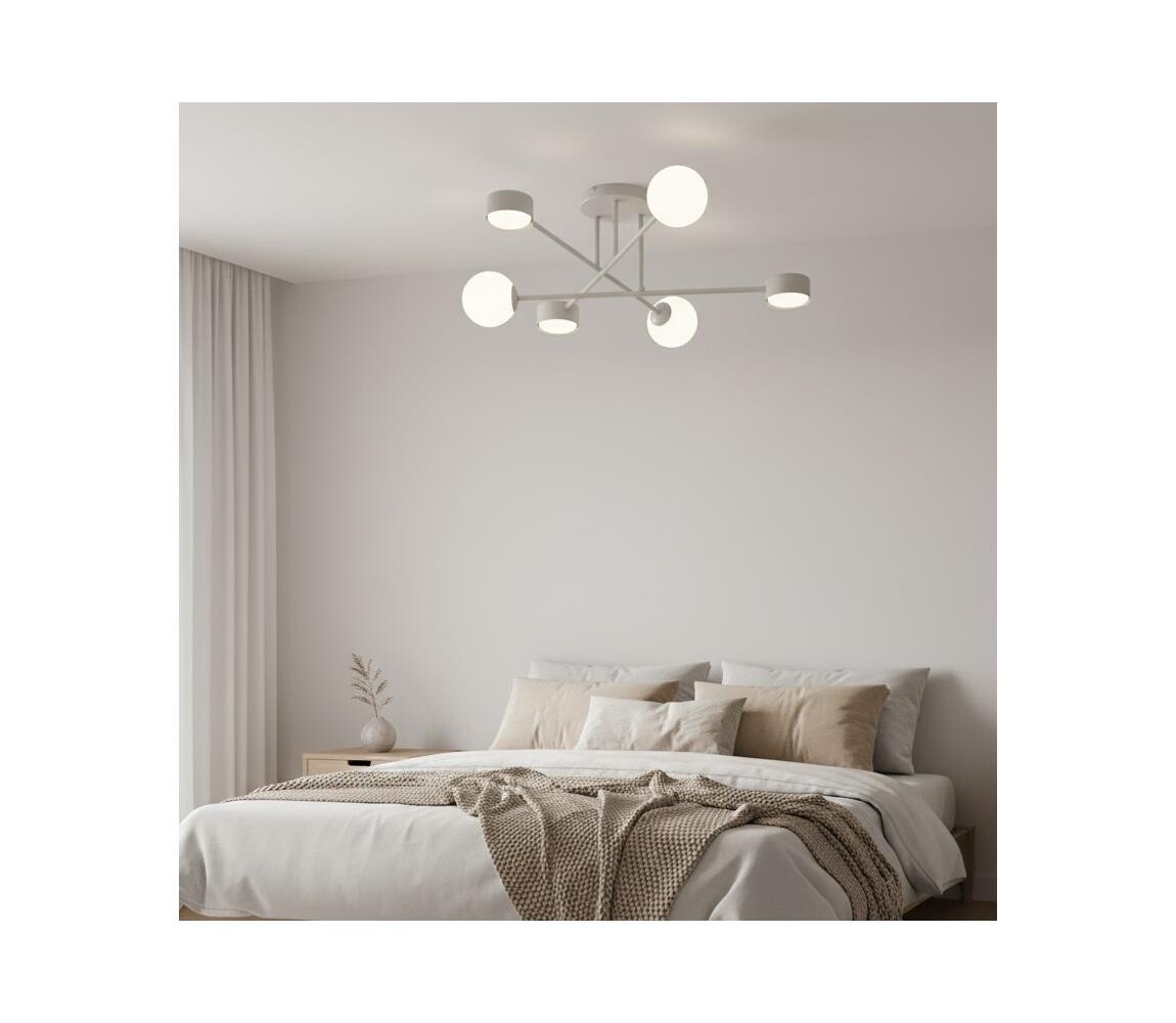 EMIBIG Přisazený lustr HOLON 3xG9/8W/230V + 3xGX53/12W šedá 1561/6