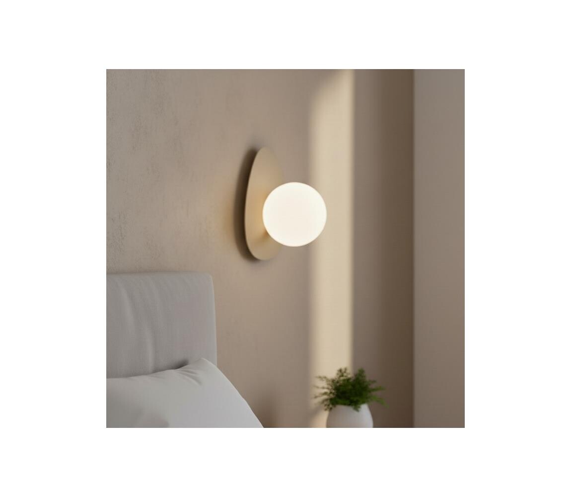 EMIBIG Nástěnné svítidlo OVO 1xG9/8W/230V béžová 1529/K1